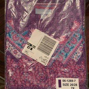 Mixed Print Long Lounger/Maxi Dress